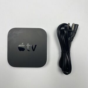 Apple TV - 3rd Gen HD Media Streaming Box w/Power‎ Cord - A1469 - MD199LL/A